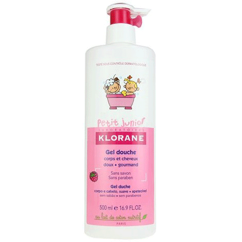 KLORANE PETIT JUNIOR GEL DOUCHE FRAMBOISE 500ml