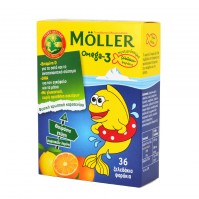 Moller's Omega-3 Kids Ζελεδάκια με Ω3 Λιπαρά Οξέα …