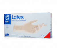GMT Εξεταστικά Γάντια Latex με Πούδρα Large 100τμχ
