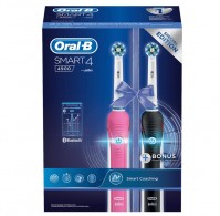 Oral-B Smart 4 4900 Duo Pack Black & Pink Ηλεκτρικ …