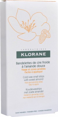 Klorane Cold Wax Small Strips with Sweet Almond, 6 …