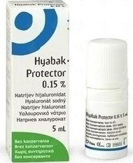 HYABAK PROTECTOR 0,15% Eye drops Υαλουρονικού Νατρ …