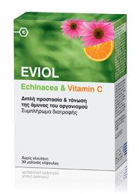 EVIOL Echinacea & Vitamin C 30 Caps