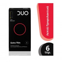 DUO Premium Extra Thin 6τμχ
