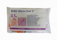 BD Micro-Fine Σύριγγες Ινσουλίνης 0,5ml 30Gx8mm (1 …