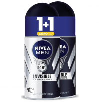Nivea Men Deo Roll-on Invisible for Black & White …