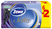 Zewa Softis Classic Χαρτομάντηλα Τσέπης 6+2 Δώρο Π …