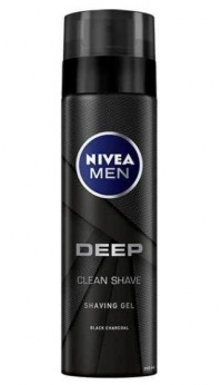 NIVEA MEN Deep Clean Shaving Gel 200ml 1+1 Δώρο