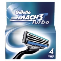 Gillette Mach3 Turbo Ανταλλακτικά 4τμχ