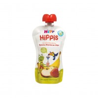 Hipp Hippis Φράουλα, Μπανάνα & Μήλο 100gr