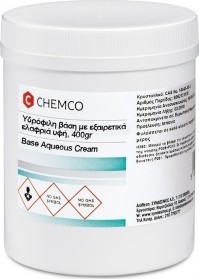 Chemco Base Aqueous Cream Υδρόφιλη Βάση 400gr
