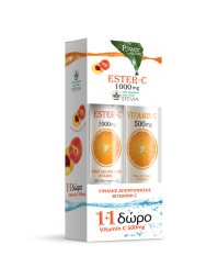 Power Health Vitamin Ester-C 1000mg με Στέβια 24 e …