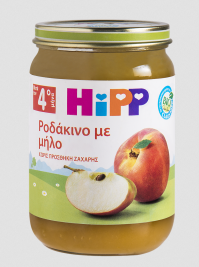HIPP Βρεφική Φρουτόκρέμα με Ροδάκινο και Μήλο 190g