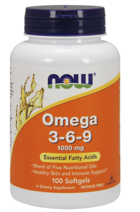 Now Foods Omega 3-6-9 1000mg 100 Softgels