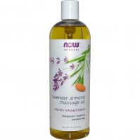 NOW Solutions Lavender Almond Massage Oil 16fl.oz. …