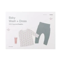 Korres Set Baby Wash + Dress Παντελόνι 3-6M + Μπλο …