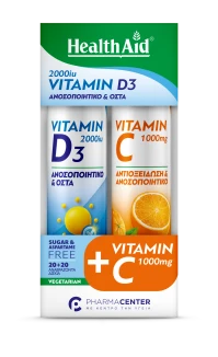 Health Aid Vitamin D3 2000iu 20eff + Vitamin-c 100 …
