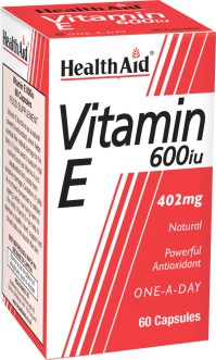 HEALTH AID VITAMIN E 600IU NATURAL CAPSULES 60'S