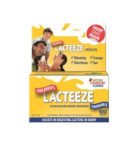 Lacteeze Children's Μασώμενα δισκία με Φυσική Γεύσ …