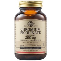SOLGAR CHROMIUM PICOLINATE 200MCG 90CAP