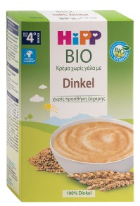 Hipp Bio Κρέμα Χωρίς Γάλα με Dinkel Μετά τον 4ο Μή …
