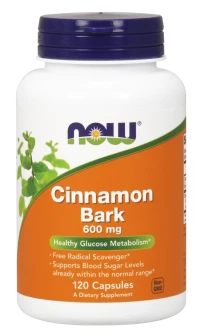 Now Foods Cinnamon Bark 600mg 120 Caps.