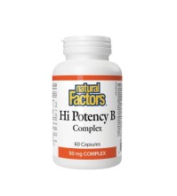 Natural Factors Hi Potency B Complex 50mg 60 capsu &hellip;