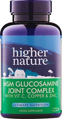 Higher Nature MSM Gloucosamine Joint Complex 90tab …