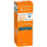 Avene Eau Thermale Fluide Sans Parfum SPF50+ Αντιη …