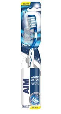 Aim Οδοντόβουρτσα White System Μέτρια 1τμχ