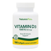 Nature's Plus Vitamin D3 1000 IU 180 softgels