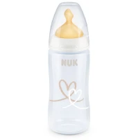 Nuk First Choice+ Μπιμπερό με Θηλή Latex M Λευκό μ …