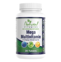 Natural Vitamins Mega Multi - Πολυβιταμίνη  30 Ταμ …