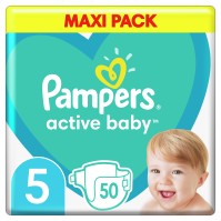 Pampers Active Baby Maxi Pack No.5 (11-16 kg) 50 Π …