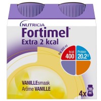 Nutricia Fortimel Extra 2 Kcal Βανίλια 4x200ml