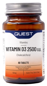 Quest Vitamin D3 2500i.u. 60tabs