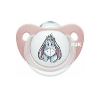 Nuk Disney Winnie Πιπίλα Σιλικόνης με Θήκη Ροζ 0-6 …