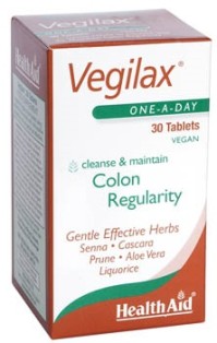 HEALTH AID VEGILAX TABLETS 30'S -NEA ΣΥΝΘΕΣΗ