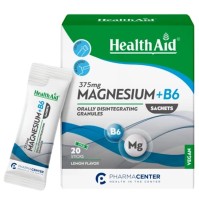 Health Aid Magnesium & B6 Sachets Γεύση Λεμόνι 20 &hellip;