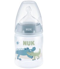 Nuk First Choice+ Μπιμπερό Με Θηλή Σιλικόνης M Μπλ &hellip;