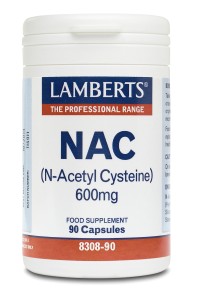LAMBERTS N-ACETYL CYSTEINE (NAC) 600MG 90CAPS