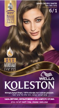 Wella Koleston Dark Ash Blonde Βαφή Μαλλιών Νο 6/1 …