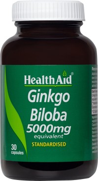 Health Aid Ginkgo Biloba 5000mg 30κάψουλες
