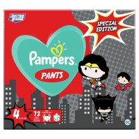 Pampers Pants No.4 Justice League (9-15 Kg) 72 Πάν …