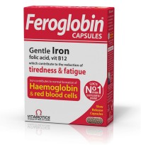 Vitabiotics Feroglobin Gentle Iron, Folic Acid, B1 …