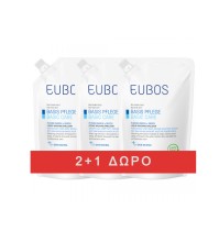 Eubos Set Basic Care Refill Blue 400ml 2+1 Δώρο