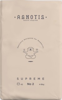 Agnotis Supreme Βρεφικές Πάνες No 2 (4-8 Kg) 42τμx