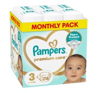 Pampers Premium Care Μέγεθος 3 Monthly Pack (6-10k &hellip;