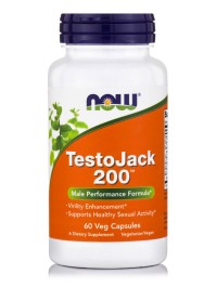 Now Foods Testo Jack 200, 60 Veg.Caps.