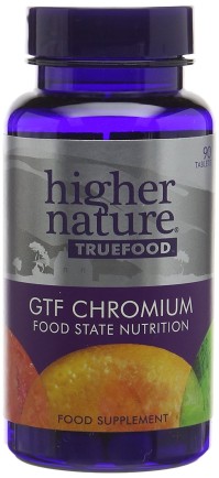 Higher Nature True Food GTF Chromium 90tabs